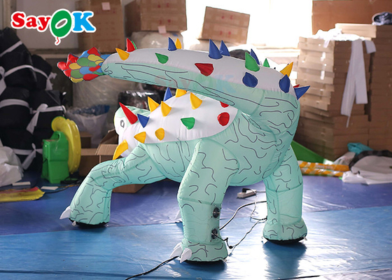 Ticari şişme hayvanlar çizgi film şişme dinozor modeli çocuklar için özelleştirilmiş boyut