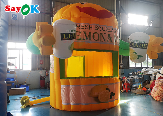 Limon İçecek Promosyon Taşınabilir Limonata Kabini için Oxford Şişme Hava Çadırı
