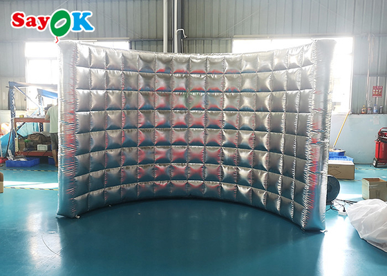 Beyaz LED Şişme Fotoğraf Kabini Duvar Düğünler Doğum Günleri Etkinlikler Reklam
