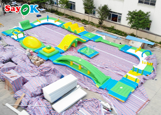 Wake Park İçin İpek Baskı Şişme Su Engel Kursu