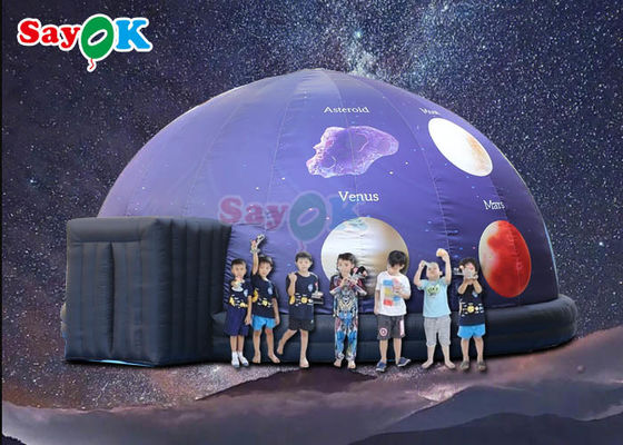 Taşınabilir şişme Planetarium Çadırı 360 Mobil Projeksiyon Planetarium Kubbe Etkinlik Çadırı