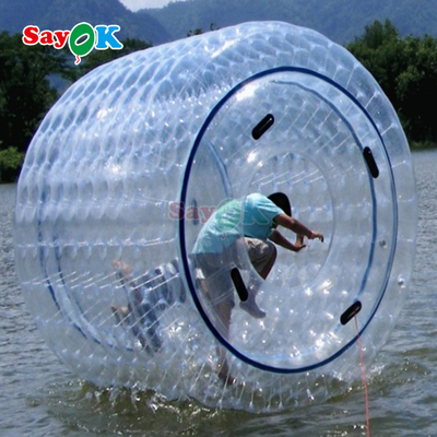 Açık Hava Dev Şişme İnsan Hamster Zorb Topu Şeffaf Şişme Su Topu Yüzme Havuzu Su Parkı İçin