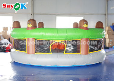 Şişme Çim Oyunları Komik Şişme Spor Oyunları / Şişme İnsan Hava Üfleyici ile Bir Köstebek Vurmak