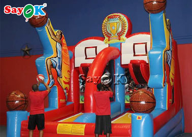 Komik Ticari Basketbol Atış Oyunu Dev Şişme Basketbol Potası Yetişkinler İçin Şişme Parti Oyunları