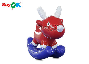 Şişme Sallanan At Bebek Oyuncakları PVC 1.8x0.7x1.8 MH Şişme Midilli Atı