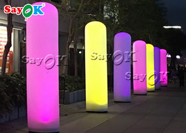 Dekorasyon için Özelleştirilmiş Beyaz Led Aydınlatma Şişme Model Ayağı