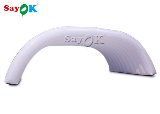 Özel şişme çadır 12x6x5mH Beyaz Kubbe Şişme Sahne Çadırı Parti Olayı İçin