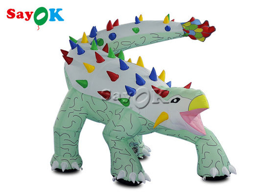 Şişilebilir Noel Dinozoru 1.8x1.2mH Şişilebilir Ankylosaurus Karikatür Modeli Reklam için