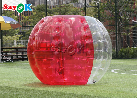 Şişme Top Oyunu Açık Oyun TPU PVC Gövde Zorb Şeffaf Kabarcık Futbol Topları