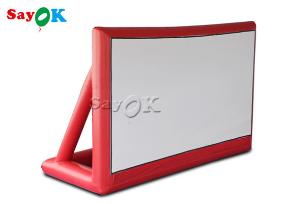 Şişme Tiyatro Ekranı Özelleştirilmiş 7.25m 24ft Pvc Şişme Film Ekranı Sinema Açık Otopark