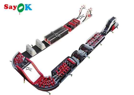 Yetişkinler İçin 150m 495ft Ticari Şişme Engel Kursu
