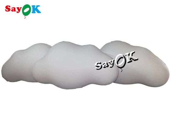 3m 10ft Özel Şişme Ürünler Tavan Asma PVC Bulut Balon LED Işıklı