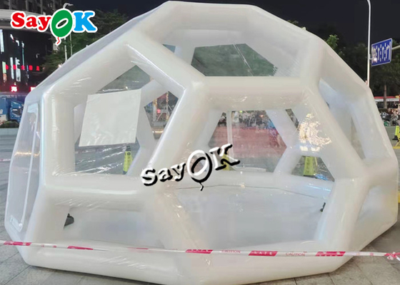 Şeffaf Şişme Çadır 3x3m Otel Pop Up Şişme Şeffaf Kabarcık Çadır Etkinlikler İçin Şeffaf