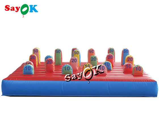 Logo Baskı ile 3m 10ft Açık Karnaval Şişme Yüzük Toss Oyunu