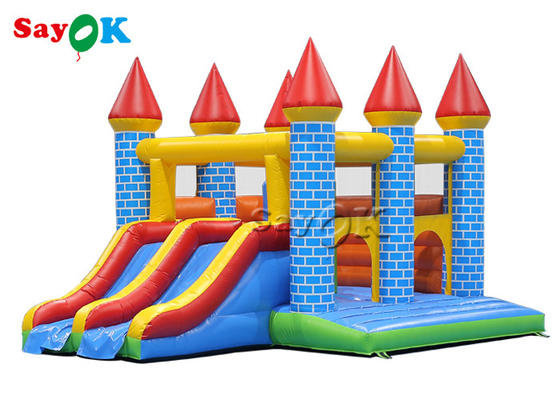 Çocuk Oyun Alanı Renkli Şişme Sıçrama Evi 5m 16.40ft