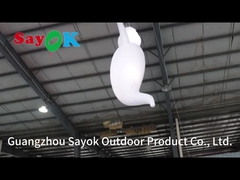 5 FT Yükseklik Cadılar Bayramı şişirme cihazları Tatlı Dışarıda Asılı Hayalet Dekorasyonları