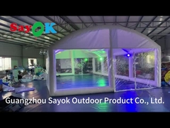 Şişme havuz gölgesi Bubble Dome Bina Kapalı Hava Kapama Su Çadırı