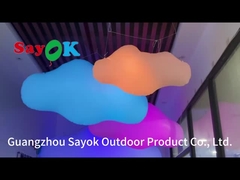 şişme aydınlatma dekorasyonu