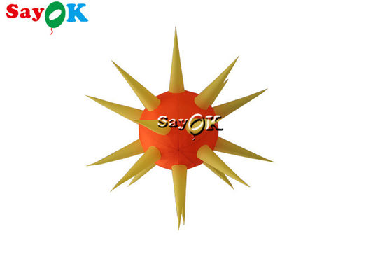 Kulüp Sahne Partisi Etkinlik Dekorasyonu İçin Tavan Asma Şişme LED Başak Topu