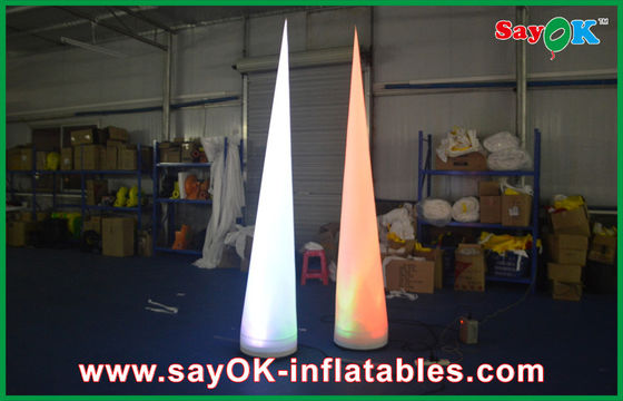 Led Işık ile 2m Şişme Işık Dekorasyon Dondurma Koni