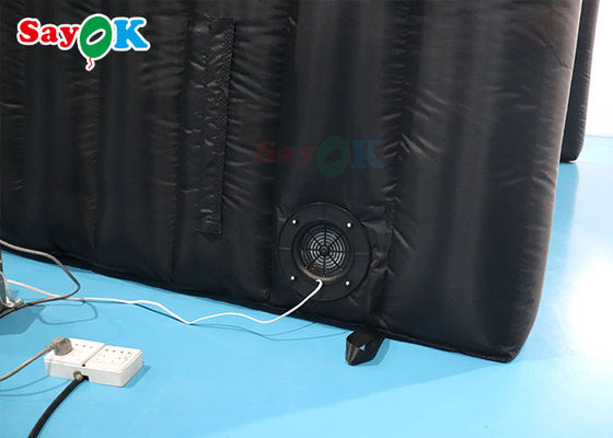 Dışarıda Hava Çadırı 210D Oxford Siyah Şişme Tünel Çadırı Faaliyetler Gösteri için Çok Fonksiyonlu