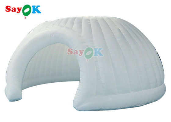 Dış PVC Oxford Şişme Aile Çadırı Panorama Kubbe Beyaz Düğün Şişme Çadırı