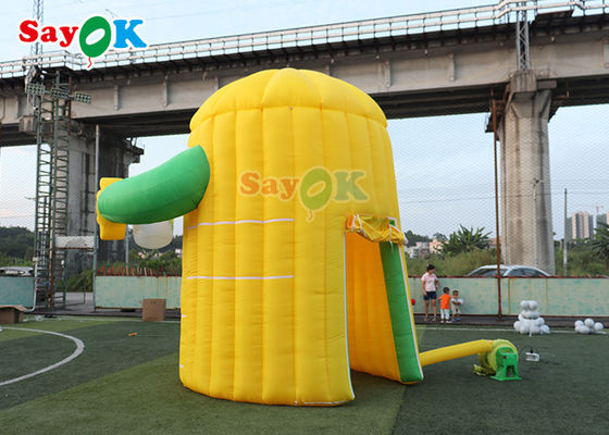 Oxford şişme hava çadırı limon karikatür çadırı ısmarlanmış şişme çadır