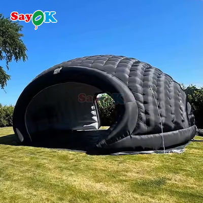 8m 26ft dayanıklı Oxford kumaş büyük şişilebilir igloo kubbe çadırı hava üfleyicisi ile