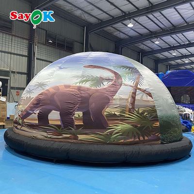 8M Diameter Inflatable Planetarium Dome with Professional Grey Projection Fabric and Durable Oxford Fabric for Education
