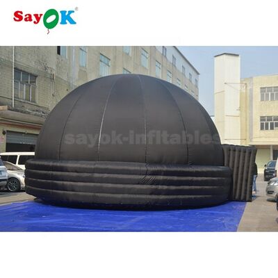Sayok % 100 Karanlık 6m Siyah Planetarium Projeksiyon Kubbe 360 Derece Projeksiyon Planetarium Çadırı Satılık