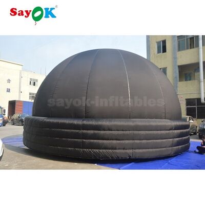 Sayok % 100 Karanlık 6m Siyah Planetarium Projeksiyon Kubbe 360 Derece Projeksiyon Planetarium Çadırı Satılık