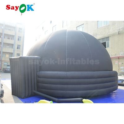 Sayok % 100 Karanlık 6m Siyah Planetarium Projeksiyon Kubbe 360 Derece Projeksiyon Planetarium Çadırı Satılık