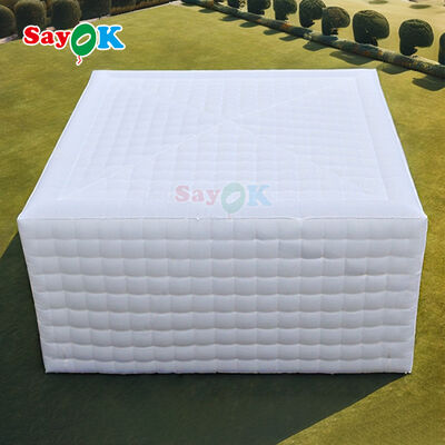 Sayok 100 kişilik kapasitesi Partisi etkinliği Kulüp çadırları Renkli LED ışıkları ile şişme çadırlar