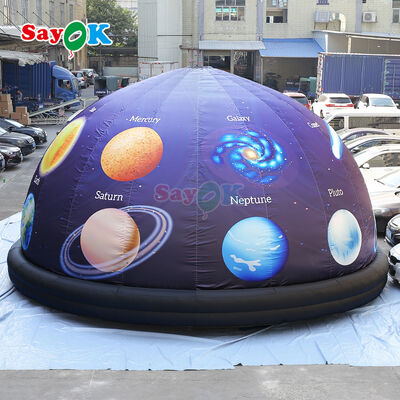 Mobil şişme Planetarium Kubbe Okulu için Profesyonel Projeksiyon Çadırı 8m çapı