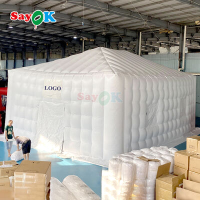 Su Geçirmez Alev Geciktirici UV Dayanımlı Açık Hava Etkinlikleri ve Partiler İçin Büyük Şişme PVC Çadır