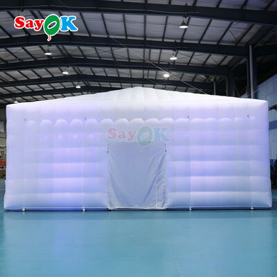 Portable LED Inflatable Air Tent 10mx10m with Durable 210D Oxford Cloth and Weather-Resistant Design for Outdoor Events