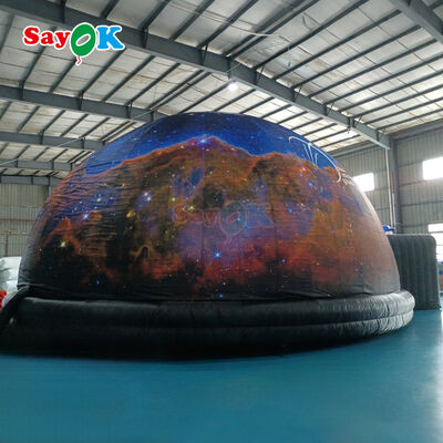 Profesyonel Mobil Şişme Planetarium Kubbe 10m Okul için