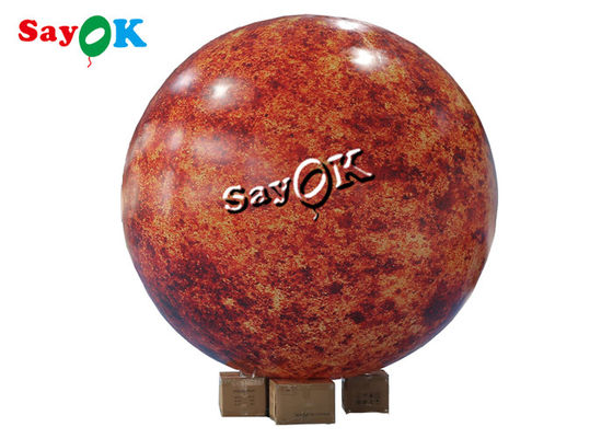 Konser Sahnesi Şişme Aydınlatma Dekorasyonu Parti Gecesi İçin Büyük Blow Up Burning Sun