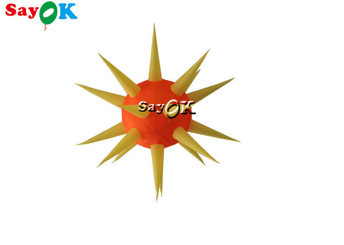 Kulüp Sahne Partisi Etkinlik Dekorasyonu İçin Tavan Asma Şişme LED Başak Topu