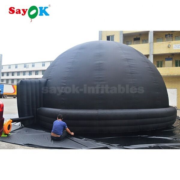 360 derece dolgun kubbe çocuklar okul ekipmanları film yıldızı projeksiyon çadırı mobil taşınabilir şişme planetarium kubbe satılıyor