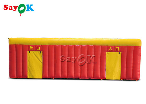Yangın Tatbikatı İçin Çadır Şişme 8m 26.5ft Şişme Hava Çadırı Yangın Eğitim Evi